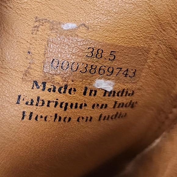 NWOT Free People Brown Lace-Up Boots with Silver Accents - Picture 4 of 11